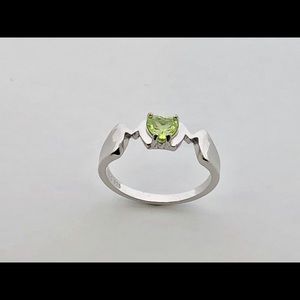Natural Peridot “Mom” Ring